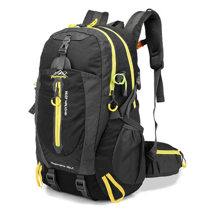 40L Hiking Backpack – Water-Resistant Travel & Camping Bag