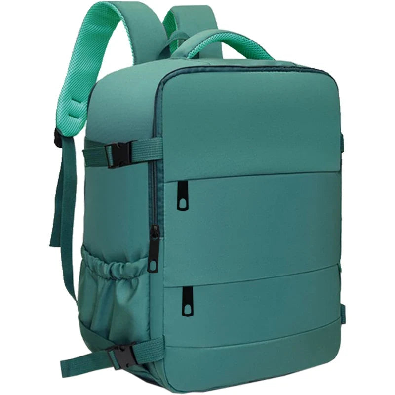 Multi-Pocket Lightweight Backpack with Adjustable Straps
