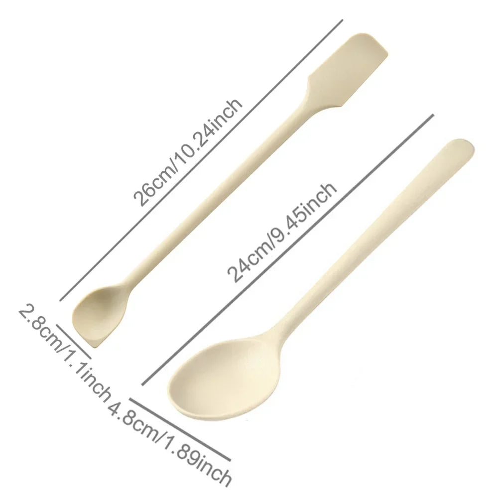 Silicone Spoon & Spatula Set – Heat-Resistant Non-Stick Kitchen Utensils