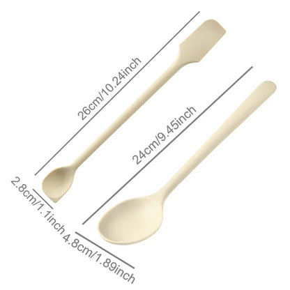 Silicone Spoon & Spatula Set – Heat-Resistant Non-Stick Kitchen Utensils