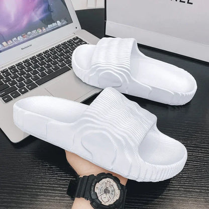 Soft EVA Slide Slippers – Non-Slip Indoor Bathroom Sandals for Men & Women
