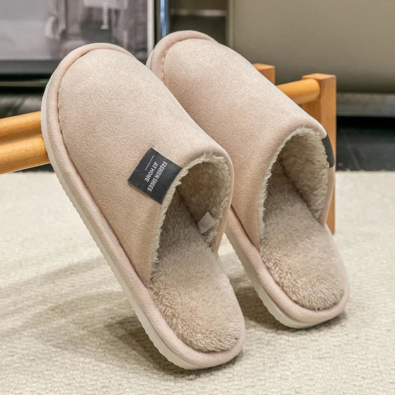 Winter Warm Slippers – Unisex Non-Slip Indoor House Shoes