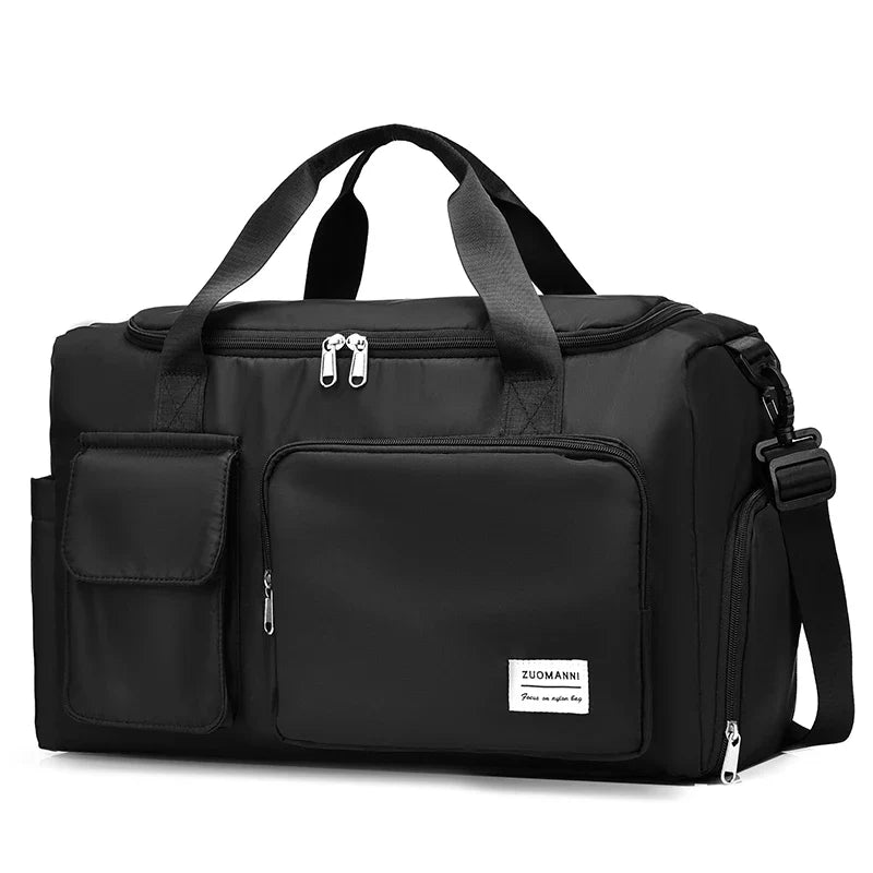 Weekender Duffle Bag with Shoe Compartment – Large Travel Bag