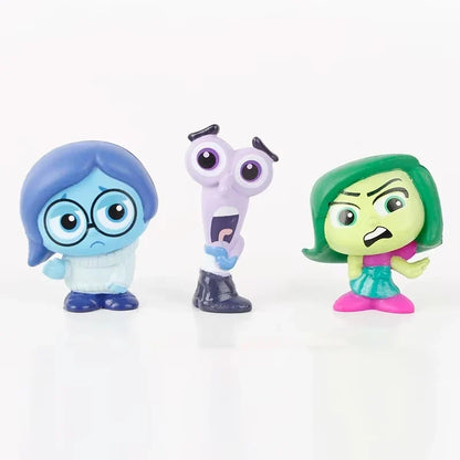 Inside Out 2 Mini Action Figures Set of 9 Characters