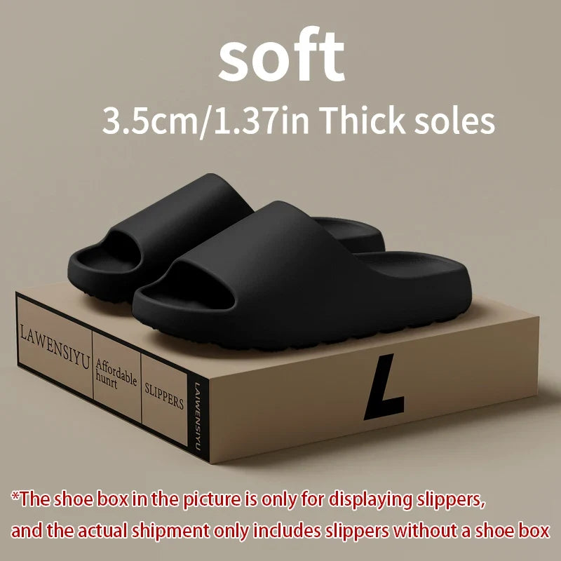 EVA Thick Sole Slide Slippers – Anti-Slip Unisex Indoor Outdoor