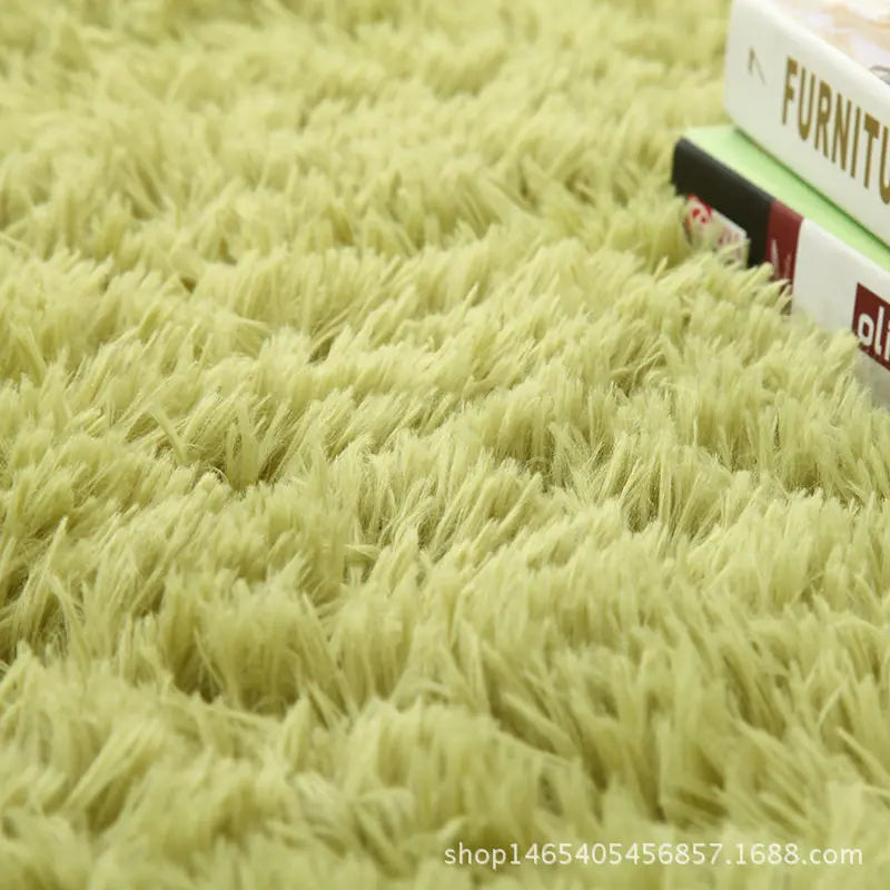 Gradient Shag Rug – Soft Non-Slip Machine Washable Carpet for Bedroom & Living Room