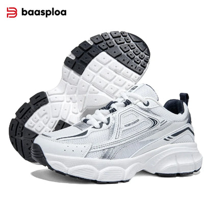 Baasploa Women's Mesh Sneakers – Lightweight Breathable Running Shoes