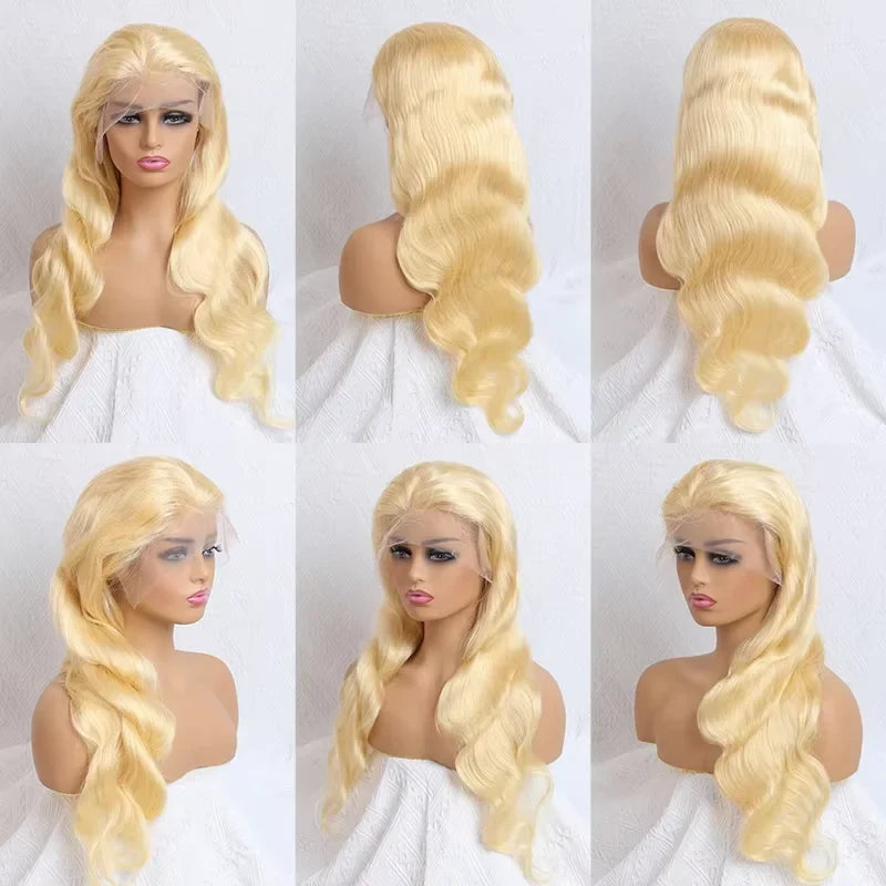 613 Honey Blonde Body Wave Wig – 13x6 & 360 Lace Frontal, 250% Density