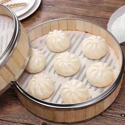 Non-Stick Steamer Liner Mats for Bamboo Steamer