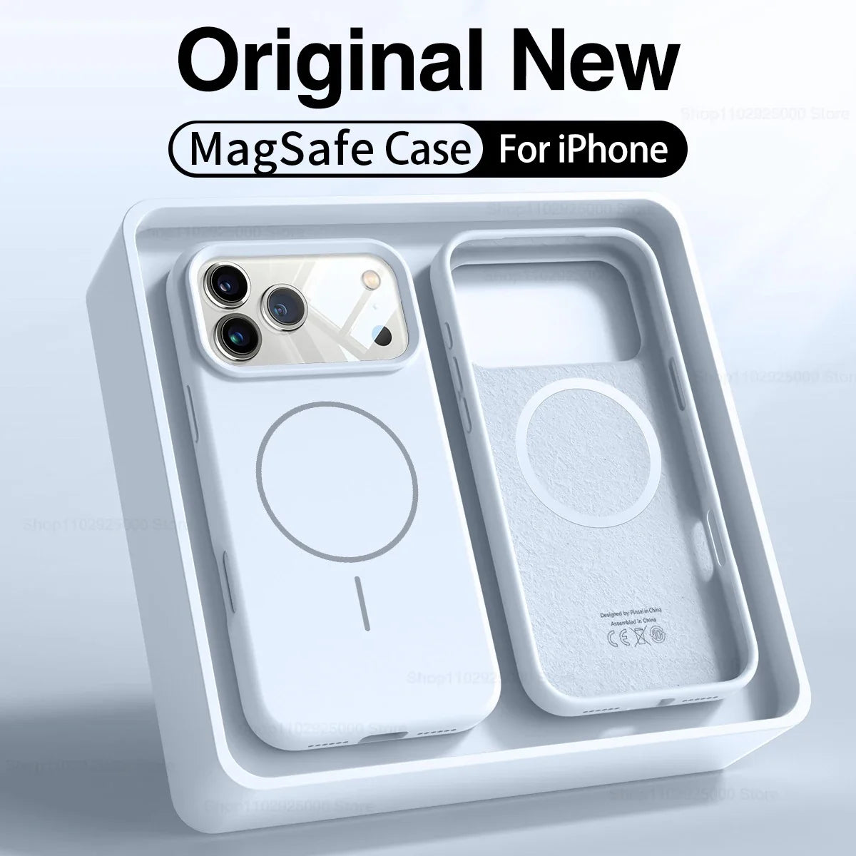 MagSafe Liquid Silicone iPhone Case – Magnetic Cover for iPhone 12–17 Series