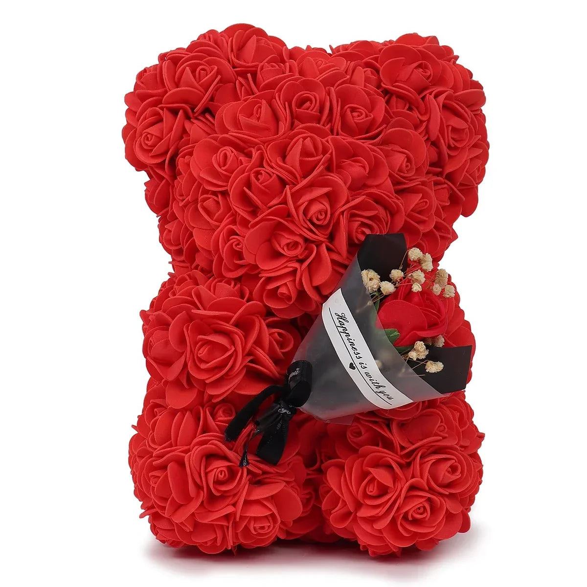 Rose Teddy Bear – Artificial Foam Flower Bear Gift
