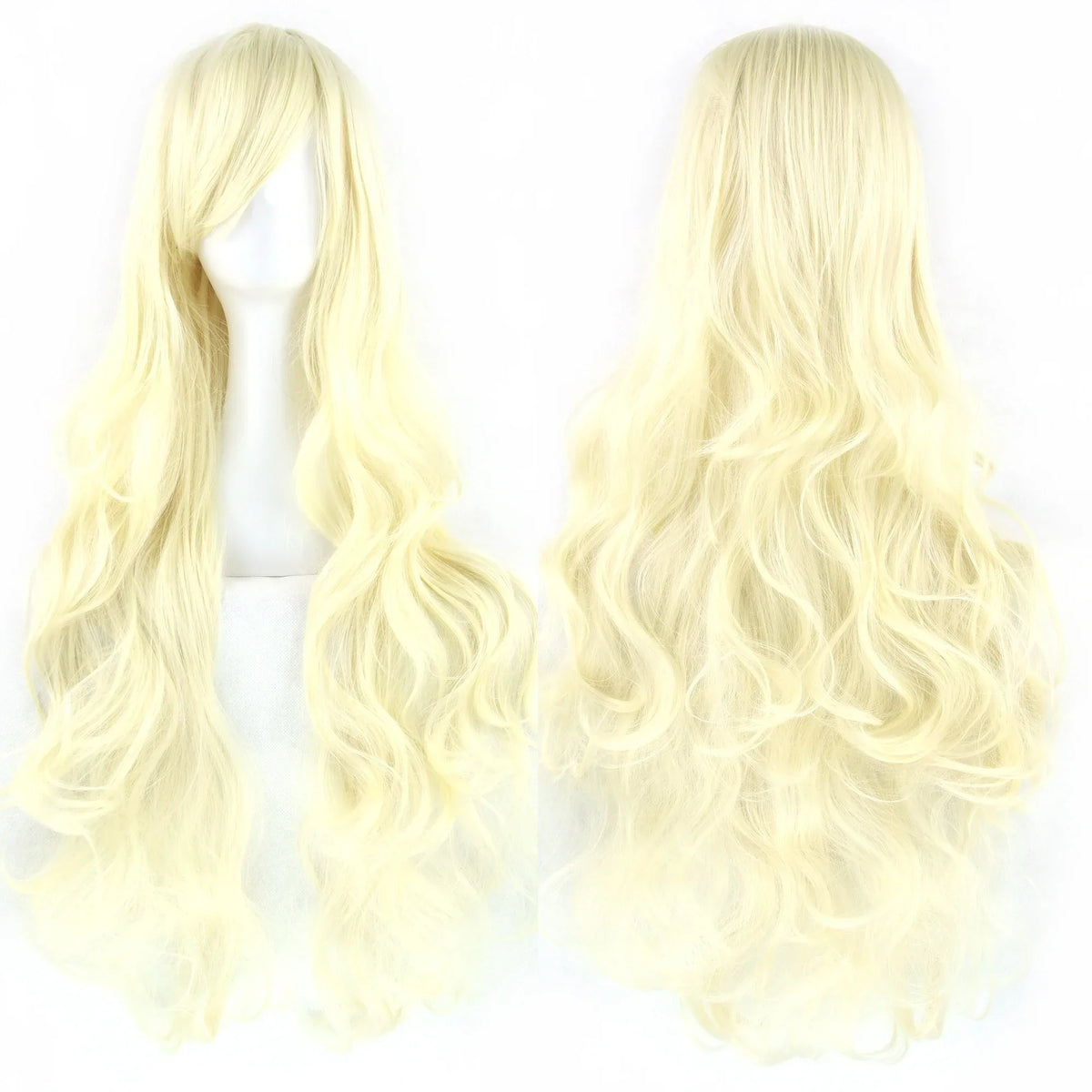 Long Curly Cosplay Wig – Synthetic Party Wig for Women