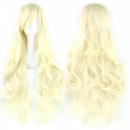 Long Curly Cosplay Wig – Synthetic Party Wig for Women