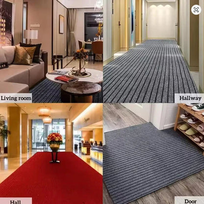 Striped Polyester Rug Runner – Kitchen & Hallway Floor Mat