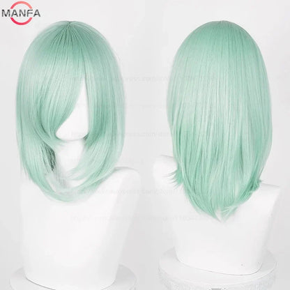 Anime Cosplay Wig - 40cm Medium Straight Wig with Bangs
