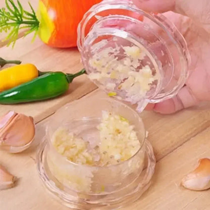 Manual Garlic Crusher – Roll Press Chopper Kitchen Gadget