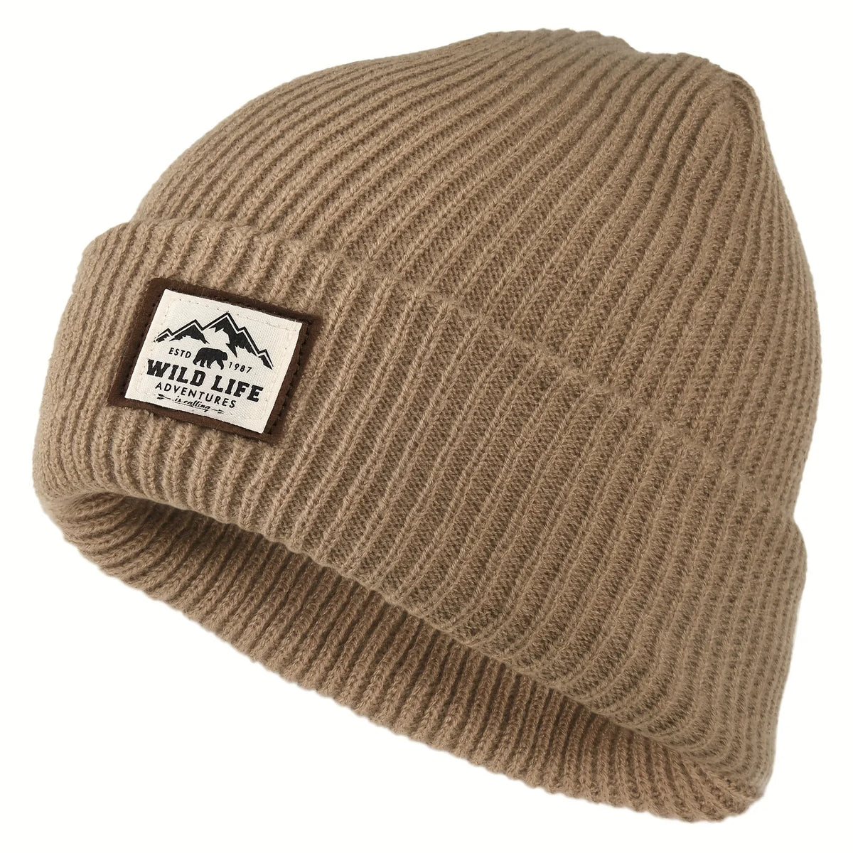 Outdoor Fleece Beanie Hat – Warm Windproof Winter Cap