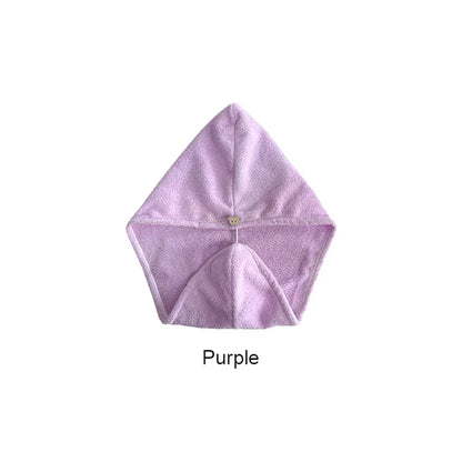 Microfiber Hair Drying Turban – Absorbent Shower Head Wrap