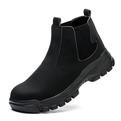 Steel Toe Safety Boots Men – Waterproof Chelsea Work Boots