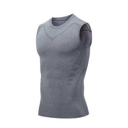 Men's Compression Sleeveless Gym Tank Top Quick Dry