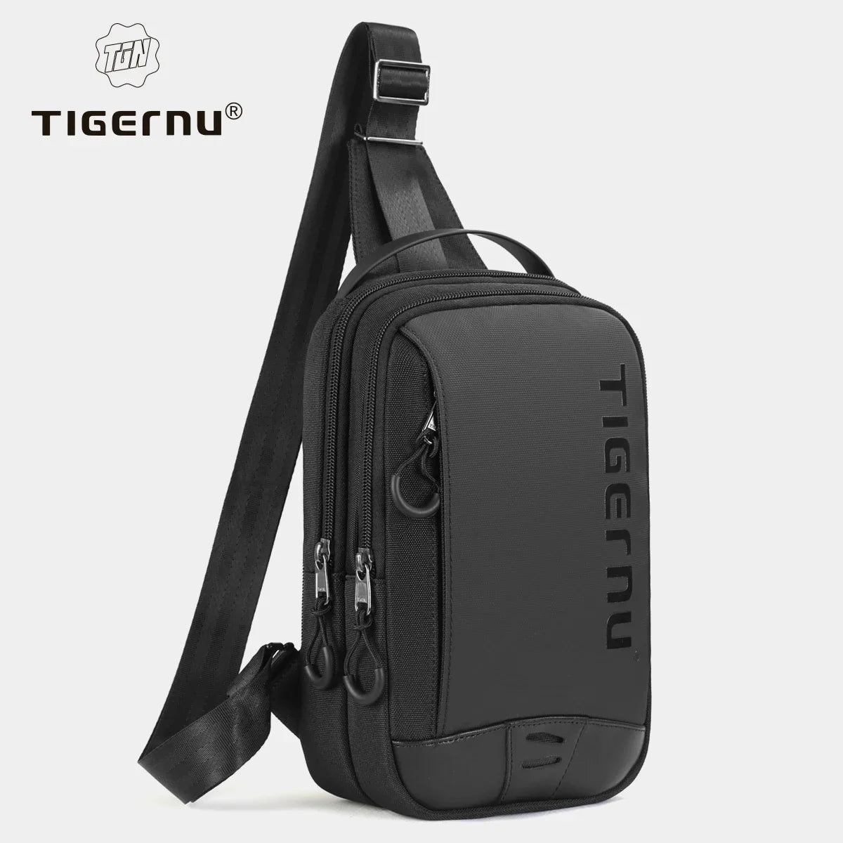 Tigernu Men's Chest Bag Sling Crossbody – Fits 9.7" iPad