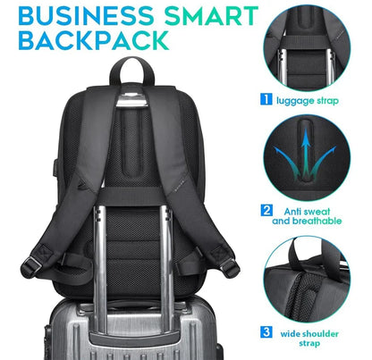 Laptop Backpack 15.6" with USB Charging Port – Waterproof Travel Bag