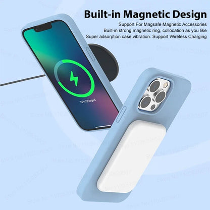 Liquid Silicone MagSafe iPhone Case – iPhone 11 to 15 Series