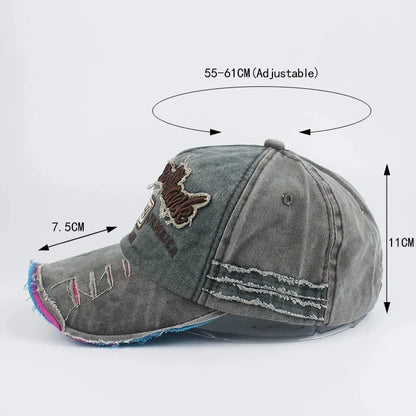 Vintage 1969 Embroidered Baseball Cap – Washed Cotton Snapback