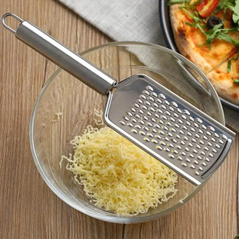 Stainless Steel Handheld Cheese Grater – Multi-Purpose Kitchen Tool