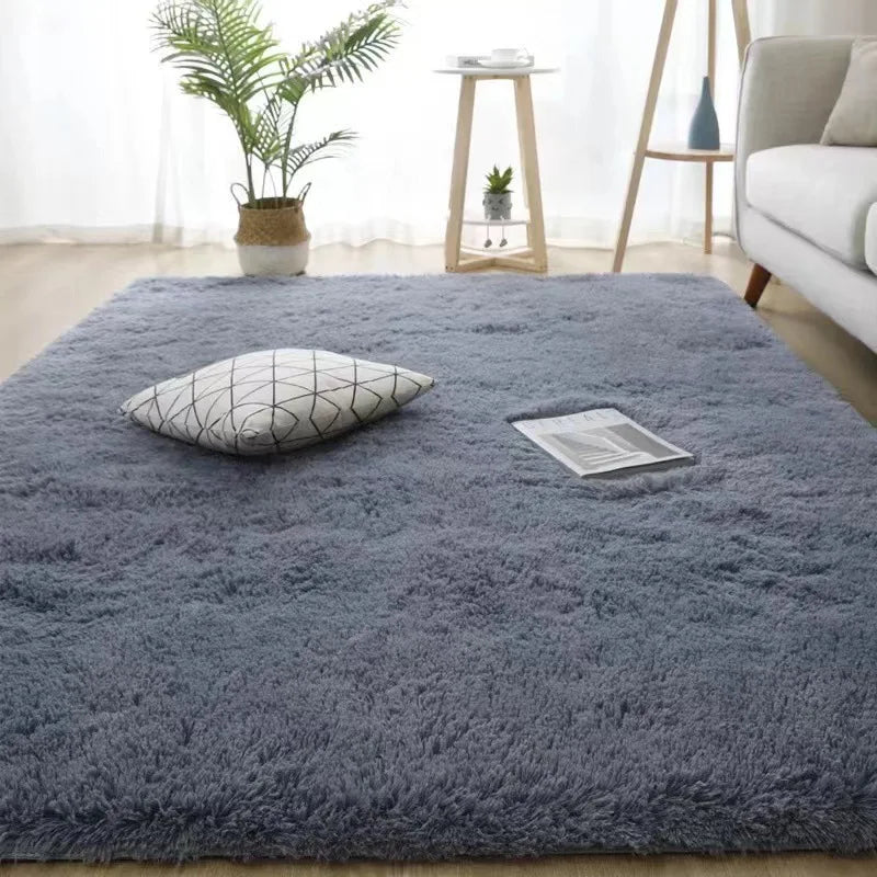Fluffy Shag Area Rug – Soft Plush Carpet for Living Room & Bedroom