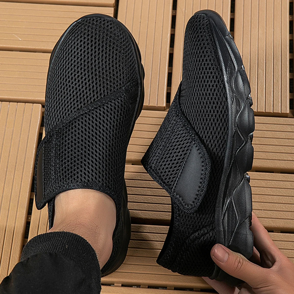Wide Fit Orthopedic Slip-On Shoes for Women