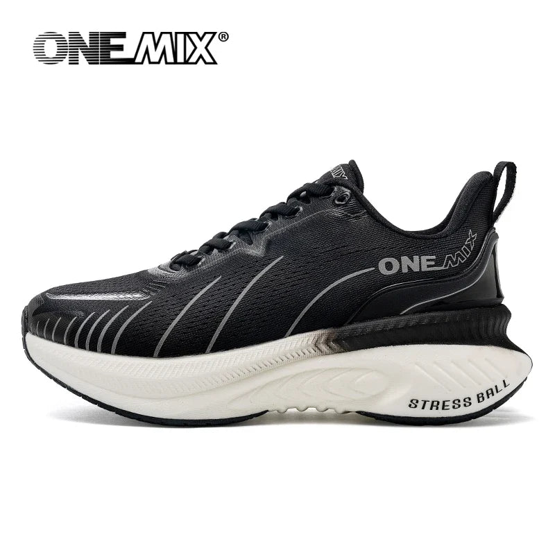 Cushioning Running Shoes Unisex – Non-Slip, Lace-Up Sports Sneakers for Heavy Runners