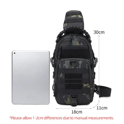 Tactical Chest Bag Men – Outdoor Sling Shoulder Pack for Hiking & Camping