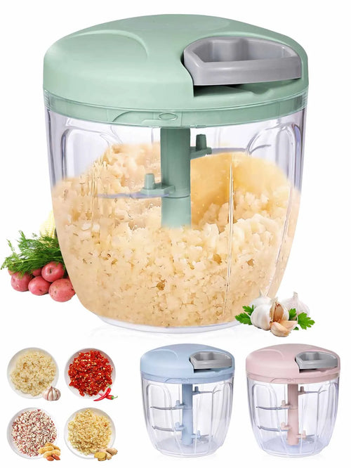 Manual Garlic Chopper & Vegetable Mincer – Pull String