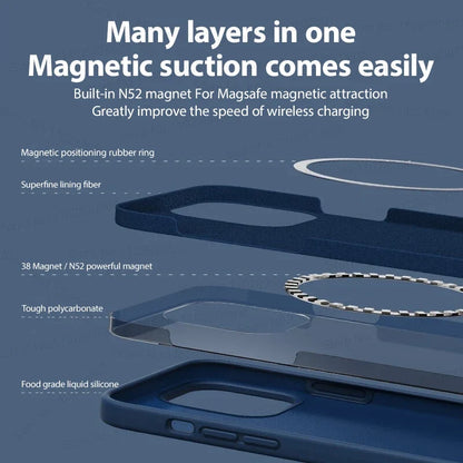 Liquid Silicone MagSafe iPhone Case – iPhone 11 to 15 Series