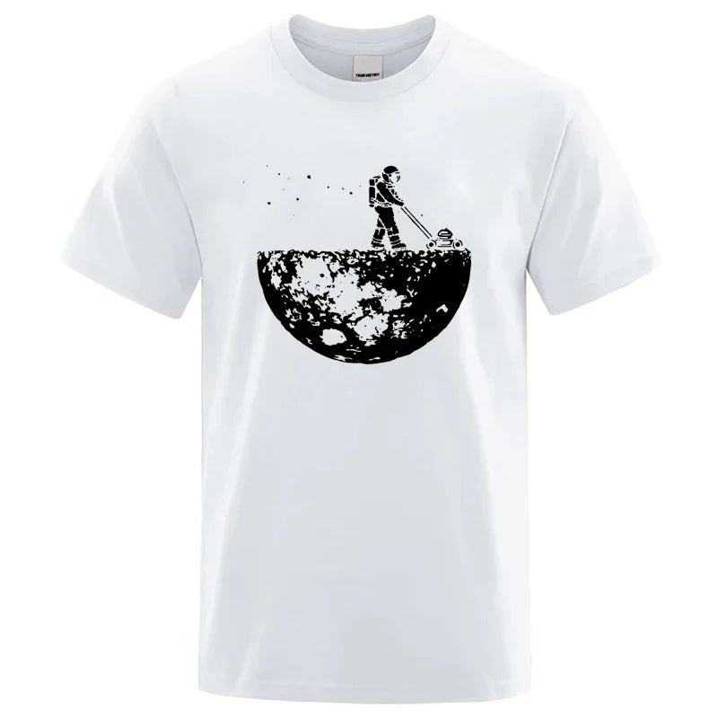Lunar Cleaner Graphic T Shirt Funny Cotton Blend Tee