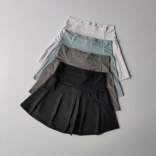 Women's Athletic Pleated Tennis Skirt – Quick Dry Sport Skort