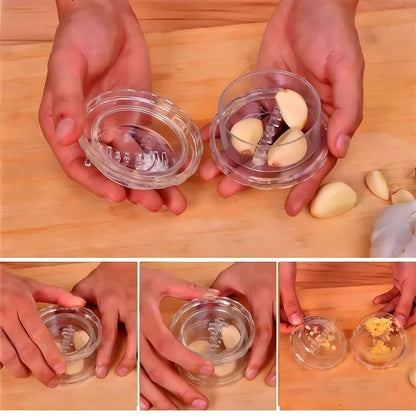 Manual Garlic Press Grinder – Multifunctional Twist & Mince Tool