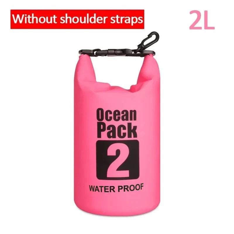 Waterproof Dry Bag 2L–30L – PVC Ocean Pack for Outdoor Sports