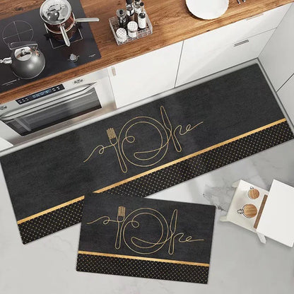 Non-Slip Kitchen Floor Mat – Soft Washable Rug for Kitchen, Bedroom & Hallway