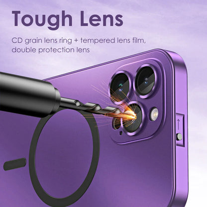 MagSafe iPhone Case – Aluminum Metal Frame with Lens Protection