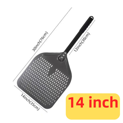 Aluminum Pizza Peel – Hard Anodized Bread Paddle for Oven Baking