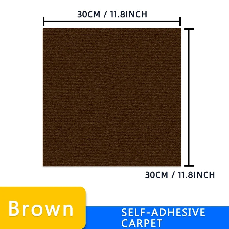 Self-Adhesive Carpet Tiles 40pcs – 30x30cm Peel & Stick Floor Mat