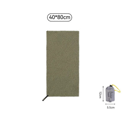 Quick-Dry Microfiber Travel Towel – Camping, Gym & Sports