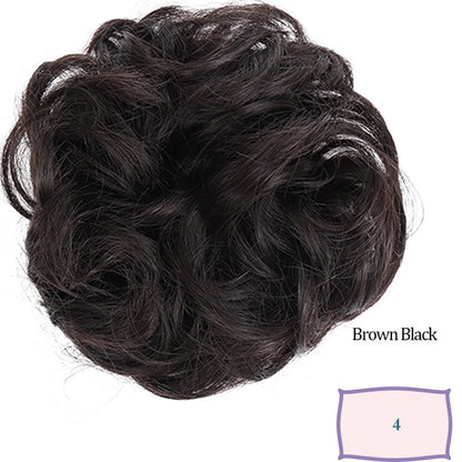 Messy Bun Hair Scrunchie – Synthetic Chignon Updo Hairpiece