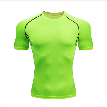Men's Compression Shirt – Short Sleeve Athletic Workout Top