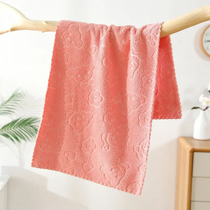 Super Absorbent Quick-Dry Face Towels – Soft Embossed Washcloths