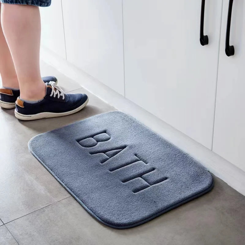 Memory Foam Bath Mat – Non-Slip Super Absorbent Bathroom Rug