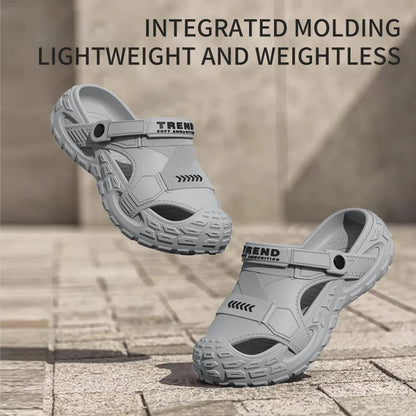 Men's EVA Outdoor Sandals – Thick Soft Sole with Elastic Strap