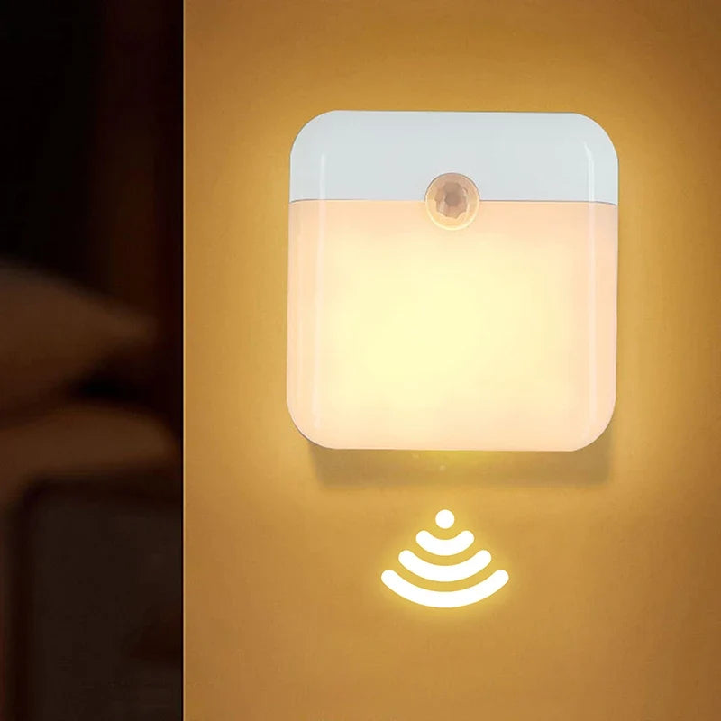 Motion Sensor Night Light USB Rechargeable Wireless Magnetic LED